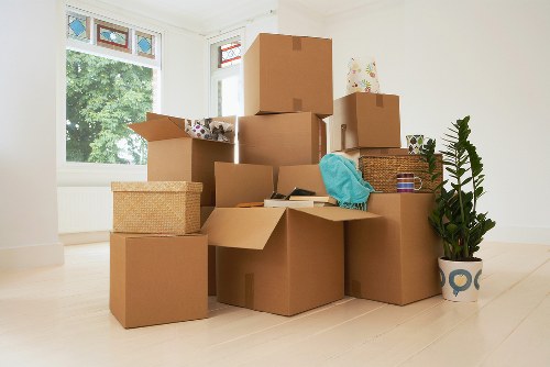 Local movers transporting furniture for a small removal in Oldoakcommon
